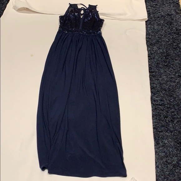 BNWOT Beautiful Blue Sequined Dress - Picture 1 of 6
